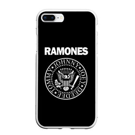 Чехол для iPhone 7Plus/8 Plus матовый с принтом RAMONES в Петрозаводске, Силикон | Область печати: задняя сторона чехла, без боковых панелей | america | ramones | rock | usa | америка | джонни рамон | джоуи рамон | ди ди рамон | клем бурк | кристофер уорд | марки рамон | рамоунз | ричи рамон | рок | сша | томми рамон