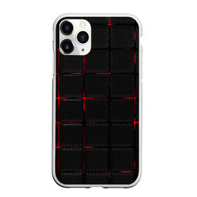 Чехол для iPhone 11 Pro Max матовый с принтом 3D Плиты Red & Black в Петрозаводске, Силикон |  | 3d | 3д | 3д полосы | led | led подсветка | красночерный | красный | полосы | свет | свечение | текстуры | черно красный | черный