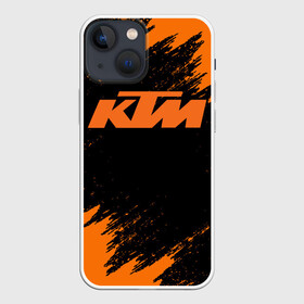 Чехол для iPhone 13 mini с принтом КТМ | КТМ (Z) в Петрозаводске,  |  | enduro | ktm | moto | moto sport | motocycle | sportmotorcycle | ктм | мото | мото спорт | мотоспорт | спорт мото