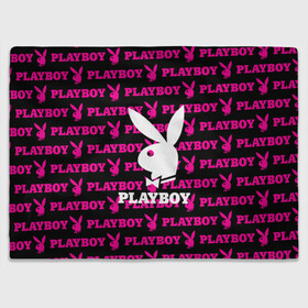 Плед 3D с принтом PLAYBOY в Петрозаводске, 100% полиэстер | закругленные углы, все края обработаны. Ткань не мнется и не растягивается | Тематика изображения на принте: brand | brazzers | fake taxi | faketaxi | hub | mode | playboy | бразерс | бренд | мода | фейк такси