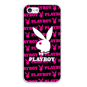 Чехол для iPhone 5/5S матовый с принтом PLAYBOY в Петрозаводске, Силикон | Область печати: задняя сторона чехла, без боковых панелей | brand | brazzers | fake taxi | faketaxi | hub | mode | playboy | бразерс | бренд | мода | фейк такси