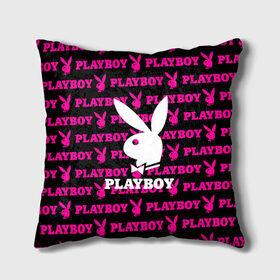 Подушка 3D с принтом PLAYBOY в Петрозаводске, наволочка – 100% полиэстер, наполнитель – холлофайбер (легкий наполнитель, не вызывает аллергию). | состоит из подушки и наволочки. Наволочка на молнии, легко снимается для стирки | Тематика изображения на принте: brand | brazzers | fake taxi | faketaxi | hub | mode | playboy | бразерс | бренд | мода | фейк такси