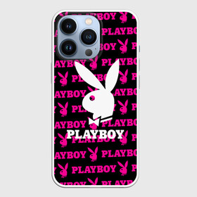 Чехол для iPhone 13 Pro с принтом PLAYBOY | ПЛЕЙБОЙ (Z) в Петрозаводске,  |  | Тематика изображения на принте: brand | brazzers | fake taxi | faketaxi | hub | mode | playboy | бразерс | бренд | мода | фейк такси