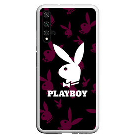 Чехол для Honor 20 с принтом PLAYBOY в Петрозаводске, Силикон | Область печати: задняя сторона чехла, без боковых панелей | brand | brazzers | fake taxi | faketaxi | hub | mode | playboy | бразерс | бренд | мода | фейк такси