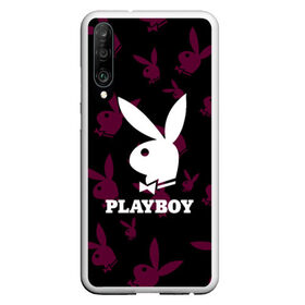 Чехол для Honor P30 с принтом PLAYBOY в Петрозаводске, Силикон | Область печати: задняя сторона чехла, без боковых панелей | Тематика изображения на принте: brand | brazzers | fake taxi | faketaxi | hub | mode | playboy | бразерс | бренд | мода | фейк такси