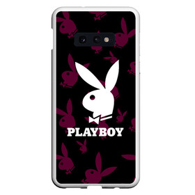 Чехол для Samsung S10E с принтом PLAYBOY в Петрозаводске, Силикон | Область печати: задняя сторона чехла, без боковых панелей | Тематика изображения на принте: brand | brazzers | fake taxi | faketaxi | hub | mode | playboy | бразерс | бренд | мода | фейк такси