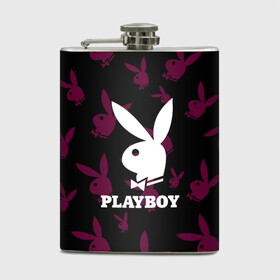 Фляга с принтом PLAYBOY | ПЛЕЙБОЙ (Z) в Петрозаводске, металлический корпус | емкость 0,22 л, размер 125 х 94 мм. Виниловая наклейка запечатывается полностью | Тематика изображения на принте: brand | brazzers | fake taxi | faketaxi | hub | mode | playboy | бразерс | бренд | мода | фейк такси