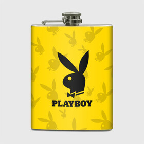 Фляга с принтом PLAYBOY | ПЛЕЙБОЙ (Z) в Петрозаводске, металлический корпус | емкость 0,22 л, размер 125 х 94 мм. Виниловая наклейка запечатывается полностью | Тематика изображения на принте: brand | brazzers | fake taxi | faketaxi | hub | mode | playboy | бразерс | бренд | мода | фейк такси