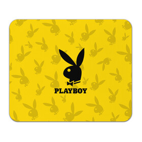 Коврик для мышки прямоугольный с принтом PLAYBOY | ПЛЕЙБОЙ (Z) в Петрозаводске, натуральный каучук | размер 230 х 185 мм; запечатка лицевой стороны | Тематика изображения на принте: brand | brazzers | fake taxi | faketaxi | hub | mode | playboy | бразерс | бренд | мода | фейк такси