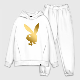 Мужской костюм хлопок OVERSIZE с принтом PLAYBOY GOLD | ЗОЛОТОЙ ПЛЕЙБОЙ (Z) в Петрозаводске,  |  | brand | brazzers | fake taxi | faketaxi | hub | mode | playboy | бразерс | бренд | мода | фейк такси