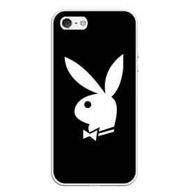 Чехол для iPhone 5/5S матовый с принтом PLAYBOY в Петрозаводске, Силикон | Область печати: задняя сторона чехла, без боковых панелей | Тематика изображения на принте: brand | brazzers | fake taxi | faketaxi | hub | mode | playboy | бразерс | бренд | мода | фейк такси