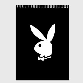 Скетчбук с принтом PLAYBOY в Петрозаводске, 100% бумага
 | 48 листов, плотность листов — 100 г/м2, плотность картонной обложки — 250 г/м2. Листы скреплены сверху удобной пружинной спиралью | Тематика изображения на принте: brand | brazzers | fake taxi | faketaxi | hub | mode | playboy | бразерс | бренд | мода | фейк такси