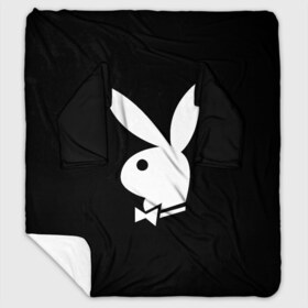 Плед с рукавами с принтом PLAYBOY в Петрозаводске, 100% полиэстер | Закругленные углы, все края обработаны. Ткань не мнется и не растягивается. Размер 170*145 | Тематика изображения на принте: brand | brazzers | fake taxi | faketaxi | hub | mode | playboy | бразерс | бренд | мода | фейк такси