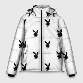 Мужская зимняя куртка 3D с принтом PLAYBOY в Петрозаводске, верх — 100% полиэстер; подкладка — 100% полиэстер; утеплитель — 100% полиэстер | длина ниже бедра, свободный силуэт Оверсайз. Есть воротник-стойка, отстегивающийся капюшон и ветрозащитная планка. 

Боковые карманы с листочкой на кнопках и внутренний карман на молнии. | brand | brazzers | fake taxi | faketaxi | hub | mode | playboy | бразерс | бренд | мода | фейк такси
