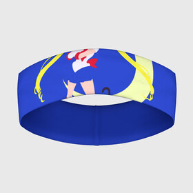 Повязка на голову 3D с принтом СЕЙЛОР И КИСА в Петрозаводске,  |  | anime | japan | manga | sailor moon | аниме | девочка | девушка | лунная призма | манга | сейлор мун | сэйлор мун | япония