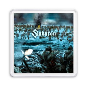 Магнит 55*55 с принтом Sabaton в Петрозаводске, Пластик | Размер: 65*65 мм; Размер печати: 55*55 мм | battle | panzerkampf | primo victoria | sabaton | the art of war | the great war | атака мертвецов | бисмарк | броден | войны | группа | йоаким | латный ботинок | метал | ночные ведьмы | пауэр | рок | рыцарские доспехи | сабатон