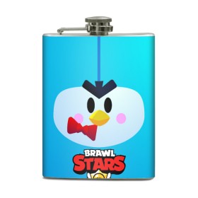 Фляга с принтом Brawl Stars Penguin в Петрозаводске, металлический корпус | емкость 0,22 л, размер 125 х 94 мм. Виниловая наклейка запечатывается полностью | penguin | pengvin | pingvin | пенгвин | пингвин