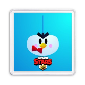 Магнит 55*55 с принтом Brawl Stars Penguin в Петрозаводске, Пластик | Размер: 65*65 мм; Размер печати: 55*55 мм | penguin | pengvin | pingvin | пенгвин | пингвин