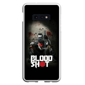 Чехол для Samsung S10E с принтом BloodShot в Петрозаводске, Силикон | Область печати: задняя сторона чехла, без боковых панелей | Тематика изображения на принте: bloodshot | valiant | vin diesel | бладшот | вин дизель | кино | фильм | фильм 2020