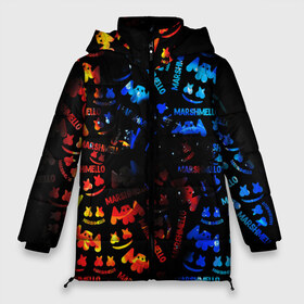 Женская зимняя куртка 3D с принтом MARSMELLO FIRE в Петрозаводске, верх — 100% полиэстер; подкладка — 100% полиэстер; утеплитель — 100% полиэстер | длина ниже бедра, силуэт Оверсайз. Есть воротник-стойка, отстегивающийся капюшон и ветрозащитная планка. 

Боковые карманы с листочкой на кнопках и внутренний карман на молнии | christopher comstock | dj | fortnite | game | gamer | marshmello | music | диджей | игры | клубная музыка | клубняк | крис комсток | маршмеллоу | музыка | фортнайт