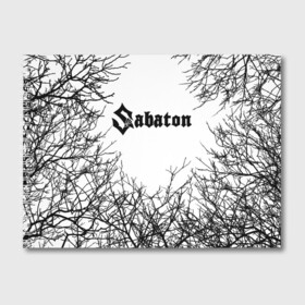 Альбом для рисования с принтом SABATON в Петрозаводске, 100% бумага
 | матовая бумага, плотность 200 мг. | primo victoria | sabaton | йоаким броден | радио тапка. | сабатон