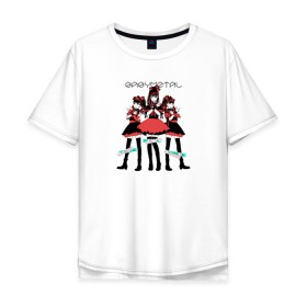 Мужская футболка хлопок Oversize с принтом Babymetal в Петрозаводске, 100% хлопок | свободный крой, круглый ворот, “спинка” длиннее передней части | anime | babymetal | bts | idol | japan | k pop | аниме | группа | идол | каваии | каваий | метал | музыка | япония