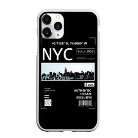 Чехол для iPhone 11 Pro Max матовый с принтом New-York Strips в Петрозаводске, Силикон |  | fashion | hypebeast | off | off white | streetwear | virgil abloh | white | вайт | итальянский | мода | офф | офф вайт | стаил | стритвир | уличный | урбан