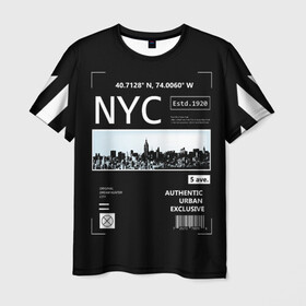 Мужская футболка 3D с принтом New-York Strips в Петрозаводске, 100% полиэфир | прямой крой, круглый вырез горловины, длина до линии бедер | fashion | hypebeast | off | off white | streetwear | virgil abloh | white | вайт | итальянский | мода | офф | офф вайт | стаил | стритвир | уличный | урбан