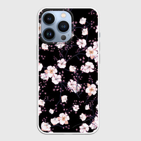 Чехол для iPhone 13 Pro с принтом САКУРА | SAKURA в Петрозаводске,  |  | chery | flowers | japan | sakura | вишня | растения | сакура | цветы | цветы сакуры | япония