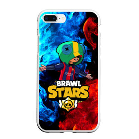 Чехол для iPhone 7Plus/8 Plus матовый с принтом Leon Messi Brawl Stars в Петрозаводске, Силикон | Область печати: задняя сторона чехла, без боковых панелей | 