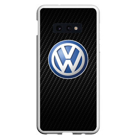 Чехол для Samsung S10E с принтом Volkswagen Logo в Петрозаводске, Силикон | Область печати: задняя сторона чехла, без боковых панелей | amarok | arteon | caravelle | golf | polo | scirocco | teramont | tiguan | to | touareg | transporter | volkswagen | vw | авто | автомобиль | ам | бренд | карбон | машина | машины | народный автомобиль | фольксваген