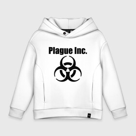 Детское худи Oversize хлопок с принтом PLAGUE INC - (КОРОНАВИРУС). в Петрозаводске, френч-терри — 70% хлопок, 30% полиэстер. Мягкий теплый начес внутри —100% хлопок | боковые карманы, эластичные манжеты и нижняя кромка, капюшон на магнитной кнопке | coronavirus | plague inc | plague inc: evolved | вирус в китае | кнр | коронавирус | плагуе инк | плагуе инк: эволвед | эпидемия