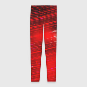 Леггинсы 3D с принтом Красный свет в Петрозаводске, 80% полиэстер, 20% эластан | Эластичный пояс, зауженные к низу, низкая посадка | красночерный | красный | полосы | свет | свечение | текстуры | черно красный | черный