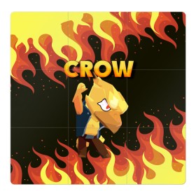 Магнитный плакат 3Х3 с принтом BRAWL STARS CROW в Петрозаводске, Полимерный материал с магнитным слоем | 9 деталей размером 9*9 см | bibi | brawl | brawl stars | crow | leon | max | sally | shark | stars | акула | биби | бравл | бравл старс | браво старс | игра | компьютерная | кров | леон | леон акула | старс | шарк