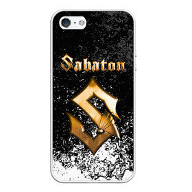 Чехол для iPhone 5/5S матовый с принтом SABATON в Петрозаводске, Силикон | Область печати: задняя сторона чехла, без боковых панелей | sabaton | skull | даниель муллбак | йоаким броден | крис рёланд | оскар монтелиус | пэр сундстрём | рикард сунден | сабатон | скелет | тоббе энглунд | томми юханссон | ханнес ван дал | черепа