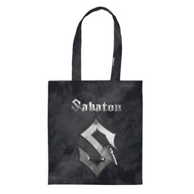 Шоппер 3D с принтом SABATON | САБАТОН (Z) в Петрозаводске, 100% полиэстер | Плотность: 200 г/м2; Размер: 34×35 см; Высота лямок: 30 см | sabaton | skull | даниель муллбак | йоаким броден | крис рёланд | оскар монтелиус | пэр сундстрём | рикард сунден | сабатон | скелет | тоббе энглунд | томми юханссон | ханнес ван дал | черепа