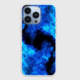 Чехол для iPhone 13 Pro с принтом СИНИЙ ОГОНЬ | BLUE FIRE в Петрозаводске,  |  | bright | fire | flame | heat | light | texture | wildfire | искры | огненный | огонь | пламя | пожар | синий огонь | текстуры