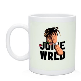 Кружка с принтом Juice WRLD. в Петрозаводске, керамика | объем — 330 мл, диаметр — 80 мм. Принт наносится на бока кружки, можно сделать два разных изображения | eminem | godzilla | juice wrld | rap | американский рэпер | годзила | зарубежный реп | маршалл брюс мэтерс | музыка | реп | рэпер | эминем