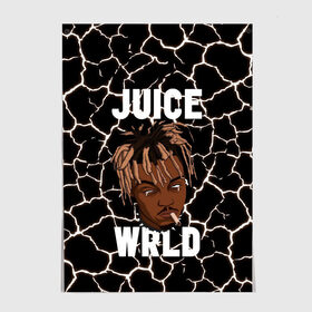 Постер с принтом Juice WRLD. в Петрозаводске, 100% бумага
 | бумага, плотность 150 мг. Матовая, но за счет высокого коэффициента гладкости имеет небольшой блеск и дает на свету блики, но в отличии от глянцевой бумаги не покрыта лаком | eminem | godzilla | juice wrld | rap | американский рэпер | годзила | зарубежный реп | маршалл брюс мэтерс | музыка | реп | рэпер | эминем