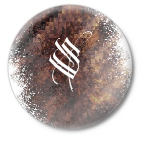 Значок с принтом Stigmata в Петрозаводске,  металл | круглая форма, металлическая застежка в виде булавки | music | rock | stigmata | альтернатива | музыка | рок | стигмата | тарас уманский