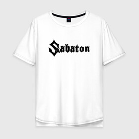 Мужская футболка хлопок Oversize с принтом SABATON в Петрозаводске, 100% хлопок | свободный крой, круглый ворот, “спинка” длиннее передней части | sabaton | даниель муллбак | йоаким броден | крис рёланд | оскар монтелиус | пэр сундстрём | рикард сунден | сабатон | тоббе энглунд | томми юханссон | ханнес ван дал