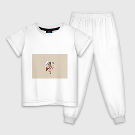 Детская пижама хлопок с принтом Спасибо, Юра! в Петрозаводске, 100% хлопок |  брюки и футболка прямого кроя, без карманов, на брюках мягкая резинка на поясе и по низу штанин
 | Тематика изображения на принте: 12 апреля 1961 год | astronaut | celebrity | cosmonautics day | hero | space | yuri gagarin | герой | день космонавтики | знаменитость | космонавт | космос | первый в космосе | поехали | ссср | юрий гагарин