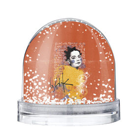 Снежный шар с принтом Bjork в Петрозаводске, Пластик | Изображение внутри шара печатается на глянцевой фотобумаге с двух сторон | bjork | homogenic | music | pitchfork | utopia | vulnicura | бьорк