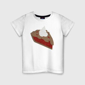 Детская футболка хлопок с принтом Pie - Supernatural в Петрозаводске, 100% хлопок | круглый вырез горловины, полуприлегающий силуэт, длина до линии бедер | Тематика изображения на принте: supernatural | vdzabma | сверхъестественное