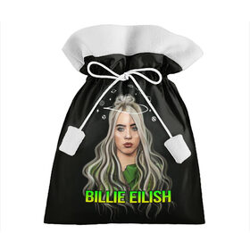 Подарочный 3D мешок с принтом BILLIE EILISH в Петрозаводске, 100% полиэстер | Размер: 29*39 см | ayelish | bad guy | bellyache | bilie eilish | bilie elish | billie | billie eilish | eilish | electronic | elish | music | били айлиш | билли айлиш | эйлиш | элиш