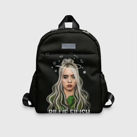 Детский рюкзак 3D с принтом BILLIE EILISH в Петрозаводске, 100% полиэстер | лямки с регулируемой длиной, сверху петелька, чтобы рюкзак можно было повесить на вешалку. Основное отделение закрывается на молнию, как и внешний карман. Внутри дополнительный карман. По бокам два дополнительных кармашка | ayelish | bad guy | bellyache | bilie eilish | bilie elish | billie | billie eilish | eilish | electronic | elish | music | били айлиш | билли айлиш | эйлиш | элиш