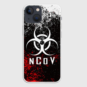 Чехол для iPhone 13 mini с принтом nCoV | КОРОНАВИРУС (Z) в Петрозаводске,  |  | beta cov b | biohazard | ncov | sars cov | биохазард | вирус | вирус из китая | китай | коронавирус | пневмония | ухань | эпидемия