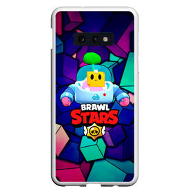 Чехол для Samsung S10E с принтом BRAWL STARS (SPROUT) [5] в Петрозаводске, Силикон | Область печати: задняя сторона чехла, без боковых панелей | 8 bit | android | brawl | brawl stars | clash | clash royale | game | leon | royale | sprout | stars | андроид | игра | кольт | леон | мобильные игры | спраут