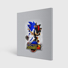 Холст квадратный с принтом SONIC & SHADOW в Петрозаводске, 100% ПВХ |  | hedgehog | metal sonic | silver | silver the hedgehog | sonic | sonic boom | sonic the hedgehog | еж | ёж сонник | ежик | игры | кино | соник | соник в кино | сонник | фильм