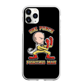 Чехол для iPhone 11 Pro Max матовый с принтом ONE-PUNCH MAN в Петрозаводске, Силикон |  | one punch man | onepunchman | oppai | saitama | ван панч мен | ванпанчмен | макото миядзаки | сайтама | человек один удар